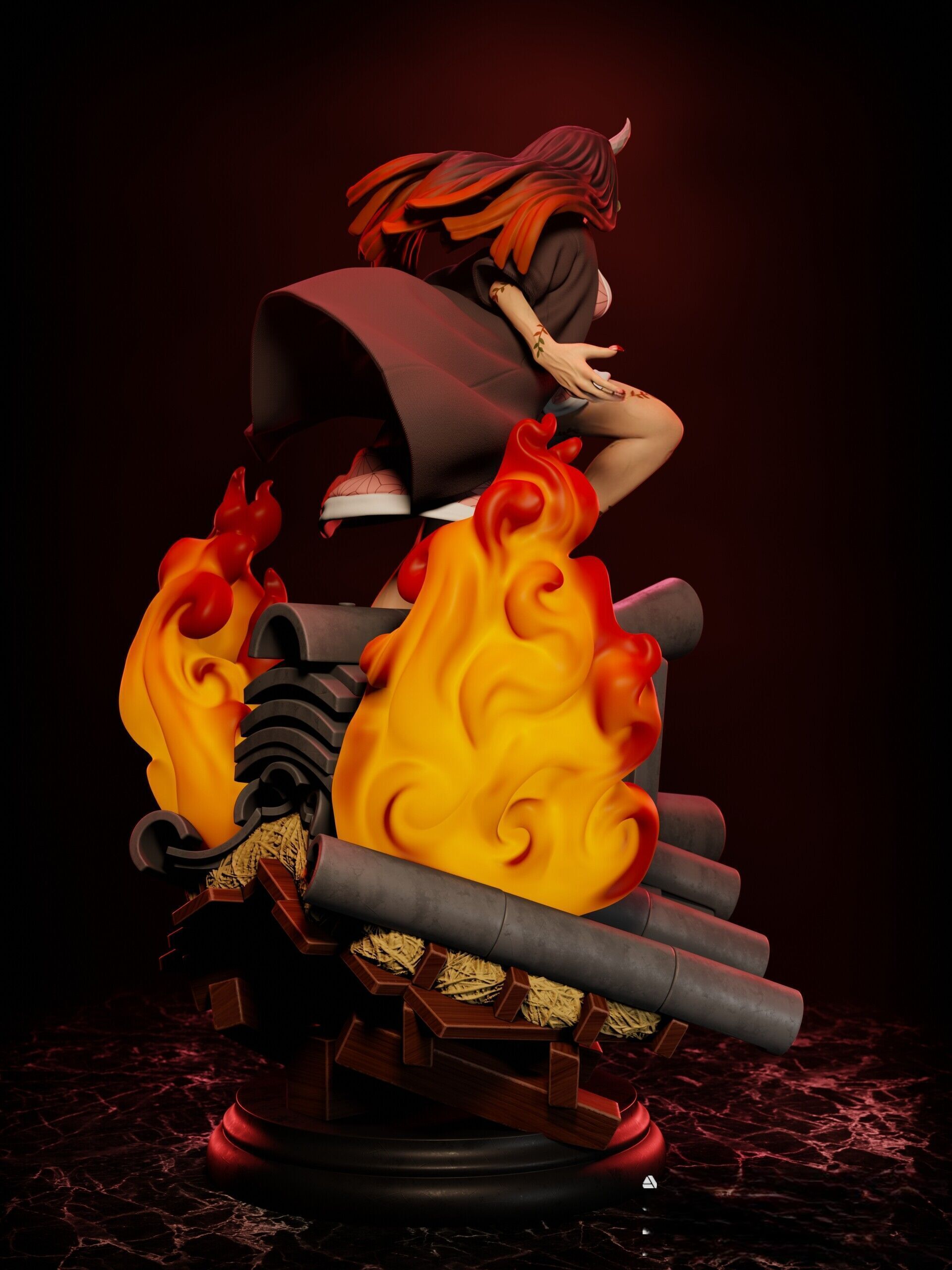 Demon Slayer Nezuko Kamado 3D print model_1