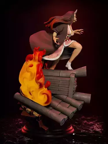 Demon Slayer Nezuko Kamado 3D print model