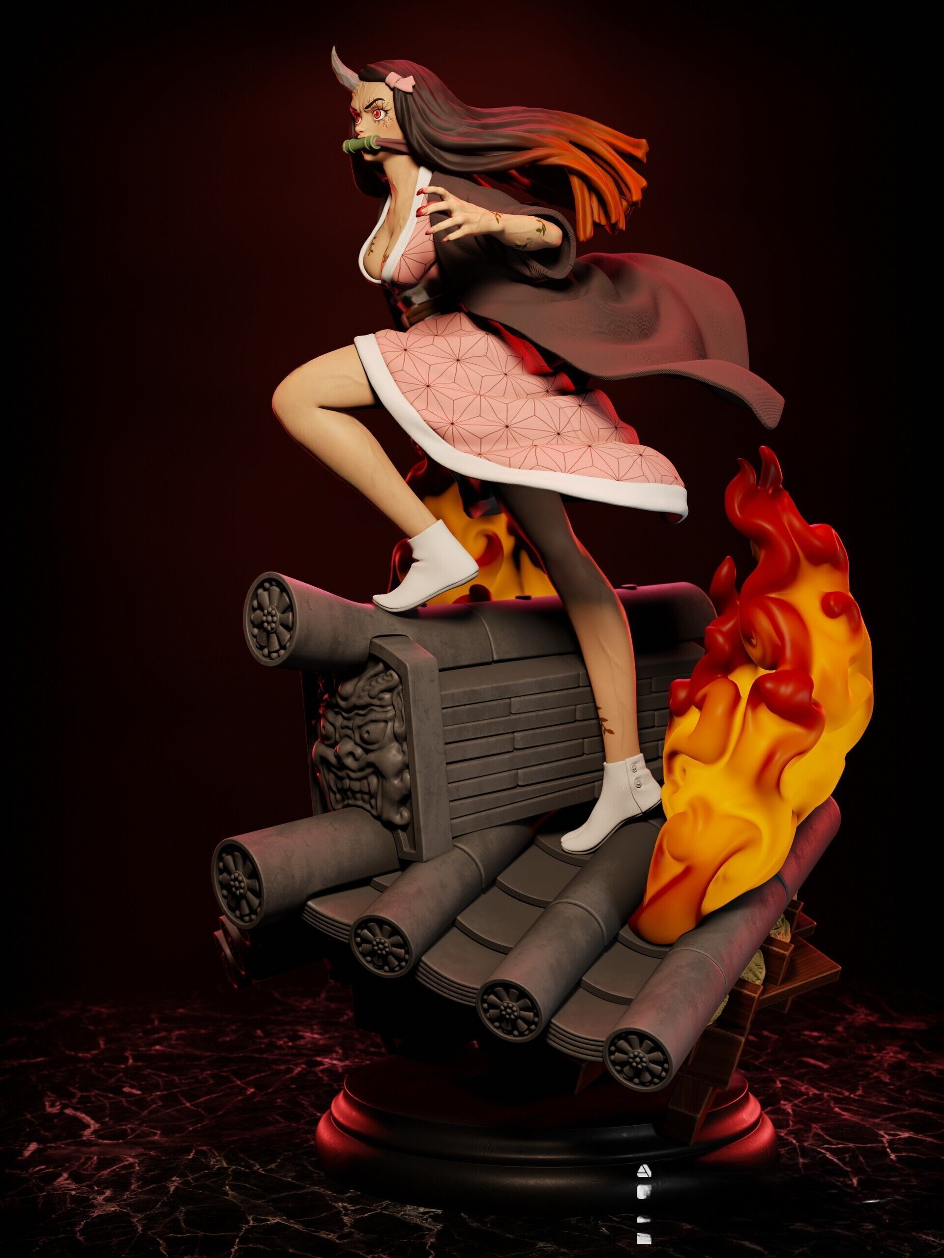 Demon Slayer Nezuko Kamado 3D print model_2