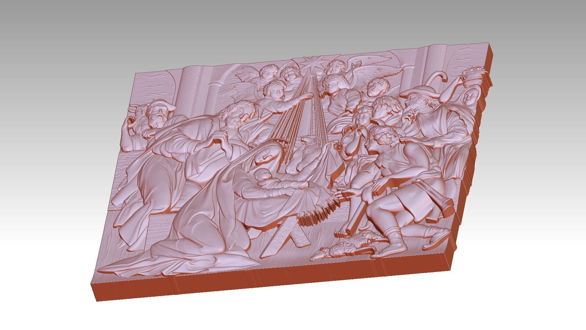 Christmas  Reliefs 3D print model_6