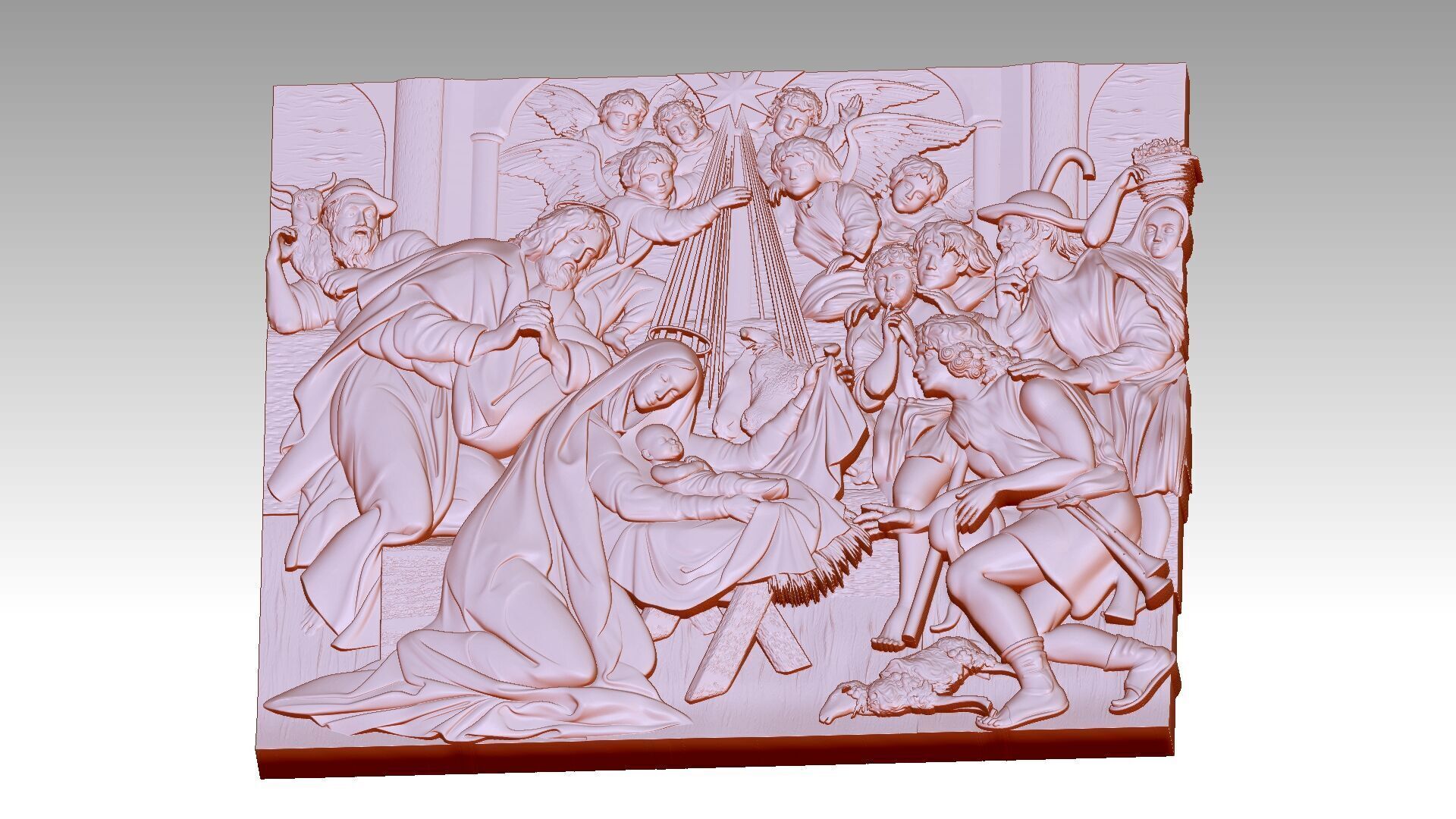 Christmas  Reliefs 3D print model_5