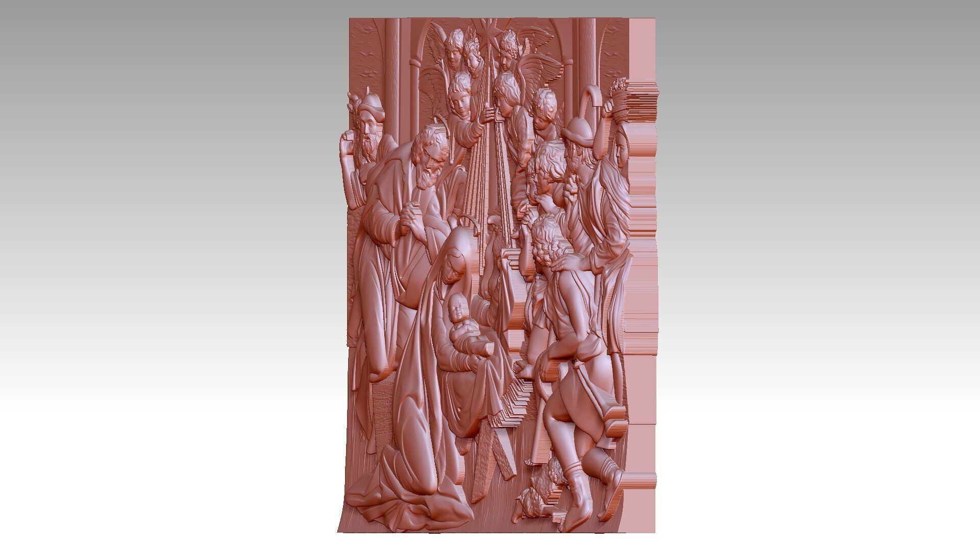 Christmas  Reliefs 3D print model_2