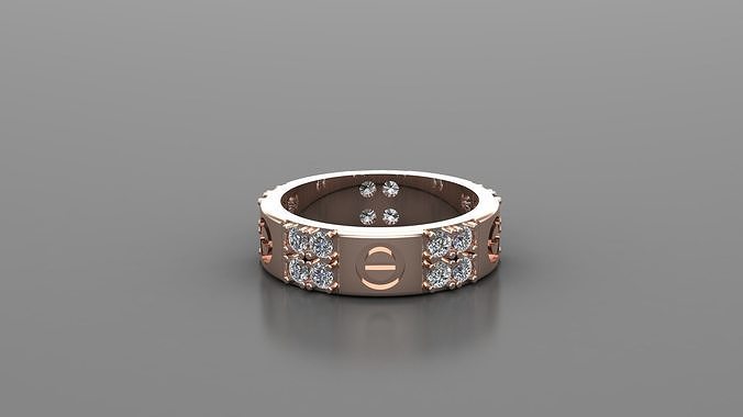 Women Ring 3DM STL Ready Print R5 3D print model