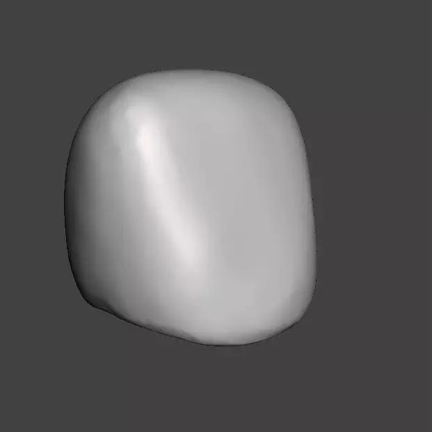 Pediatric readymade crowns Upper Primary Lateral Incisors 3D print model_0