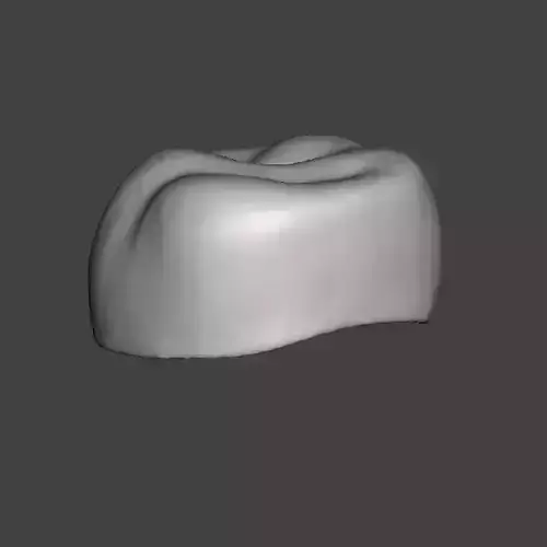 Pediatric readymade crowns Upper Primary Second Molar 3D print model