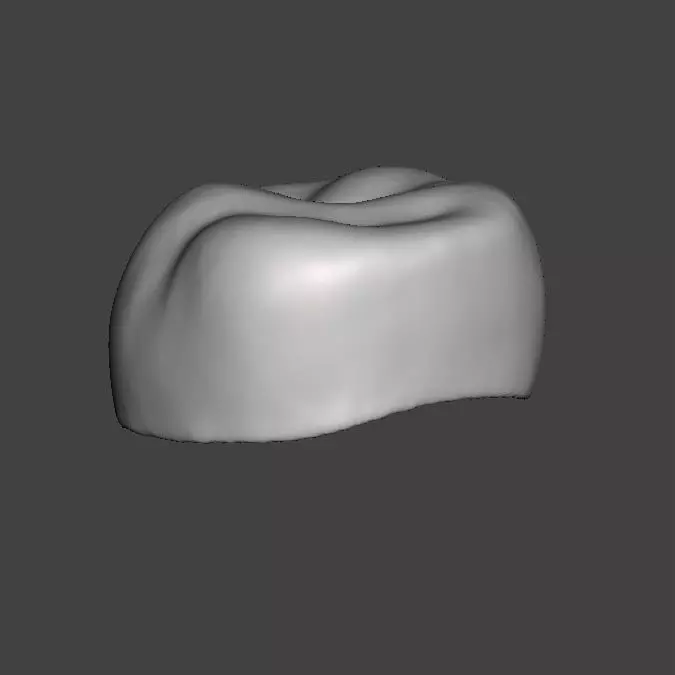 Pediatric readymade crowns Upper Primary Second Molar 3D print model_0