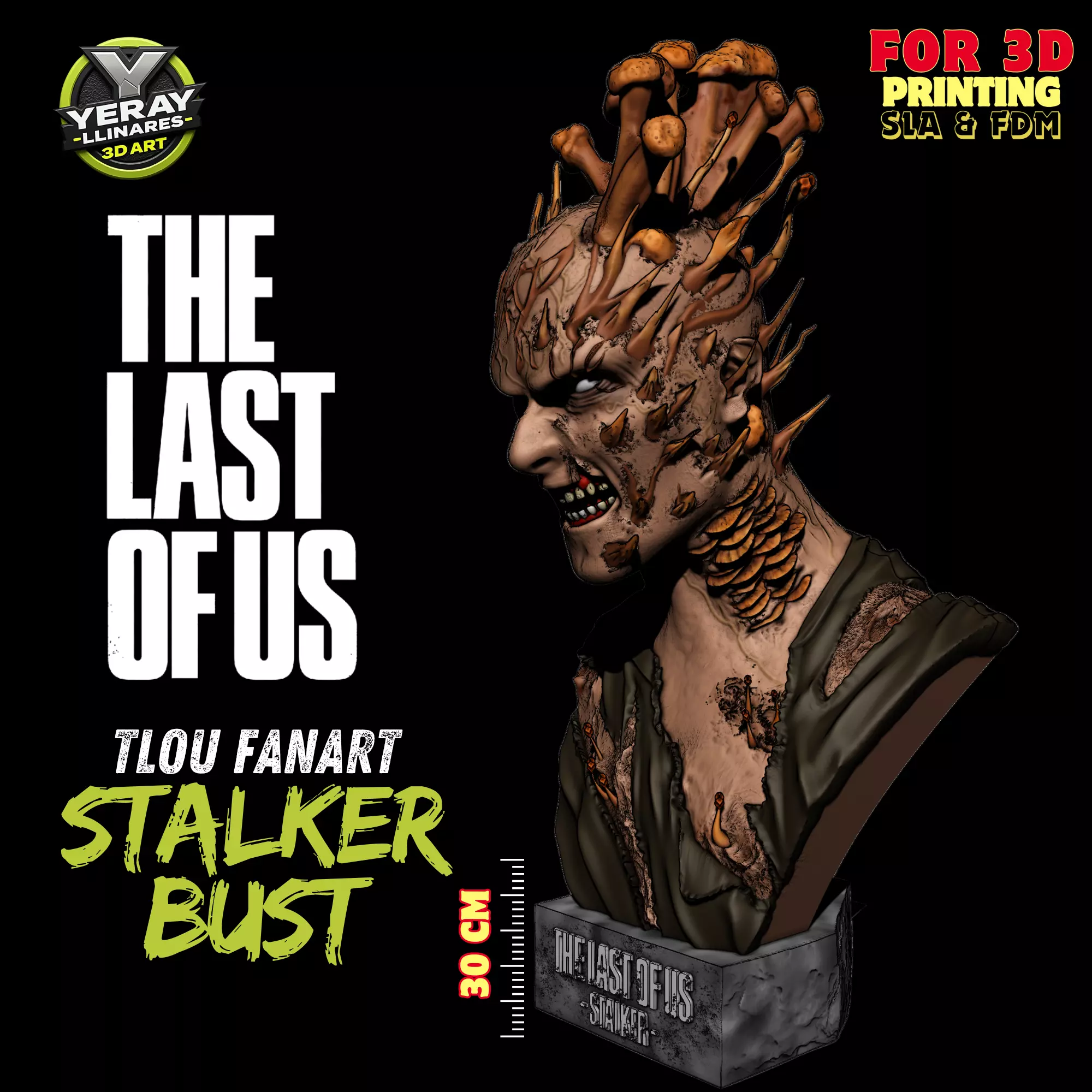 STALKER BUST The Last of Us 3D print model_0
