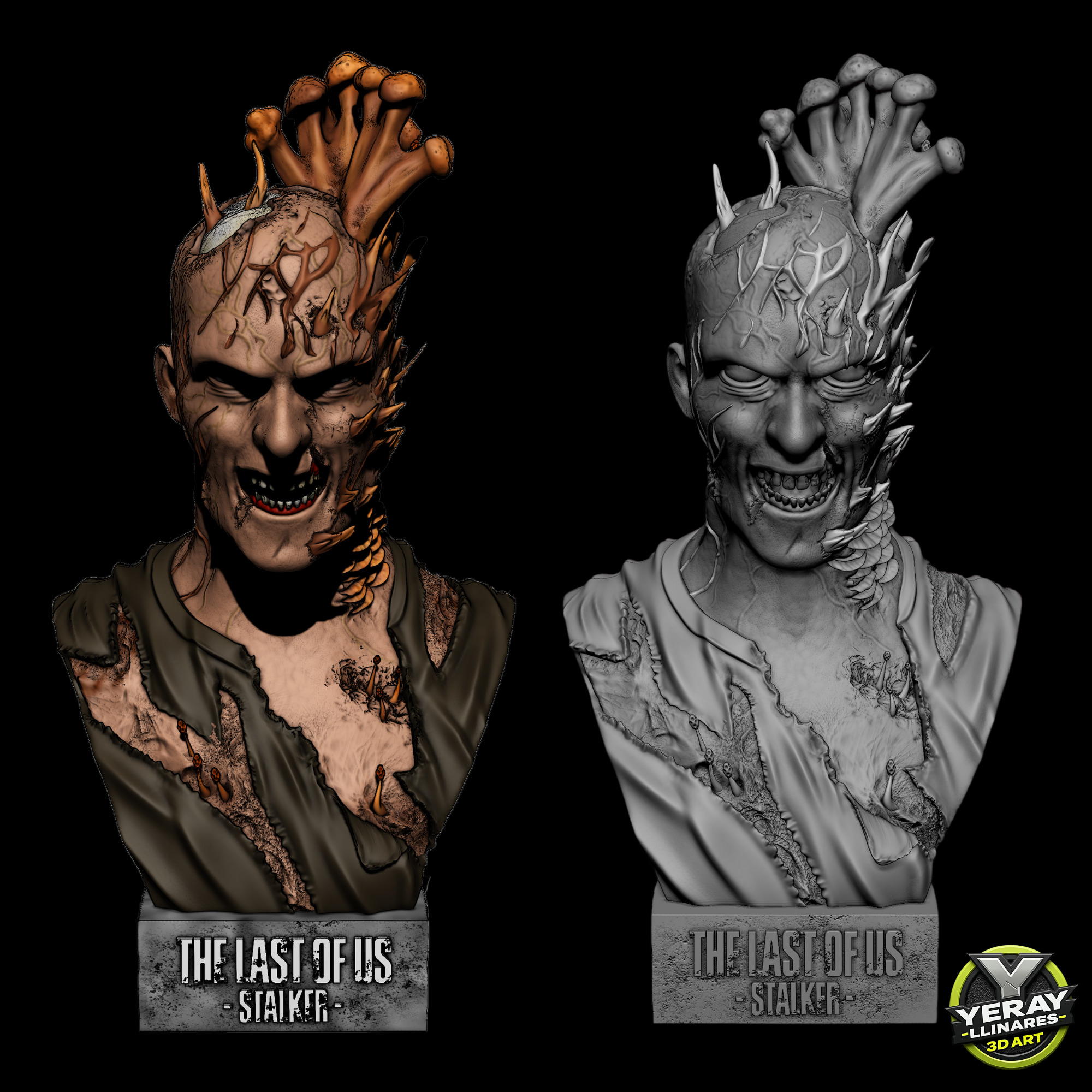 STALKER BUST The Last of Us 3D print model_2