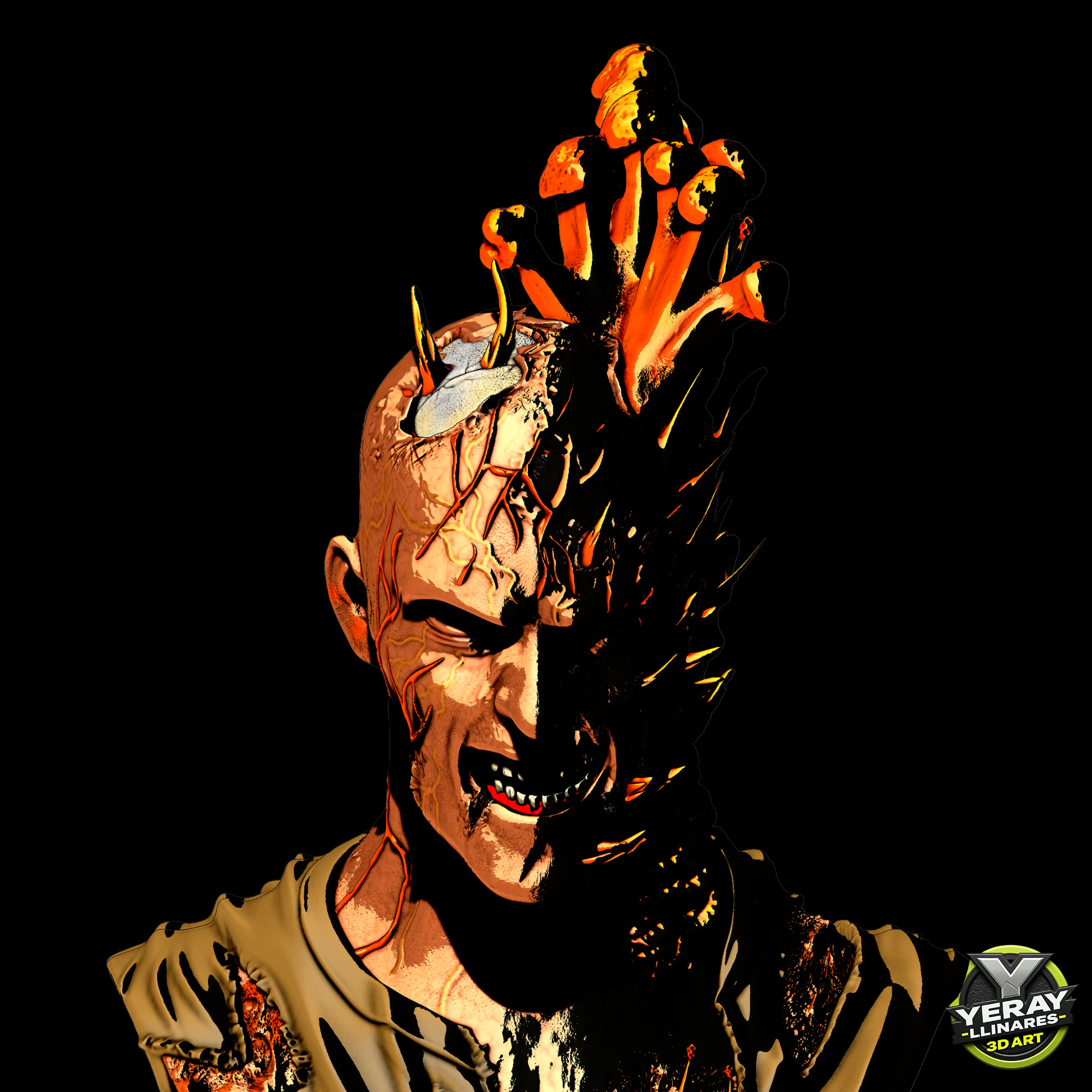 STALKER BUST The Last of Us 3D print model_5