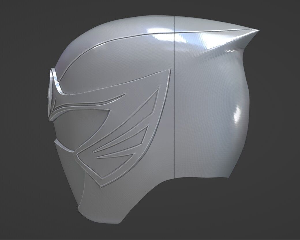 Power Rangers Ninja Storm Red Ranger HurricaneRed Helmet 3D print model_9