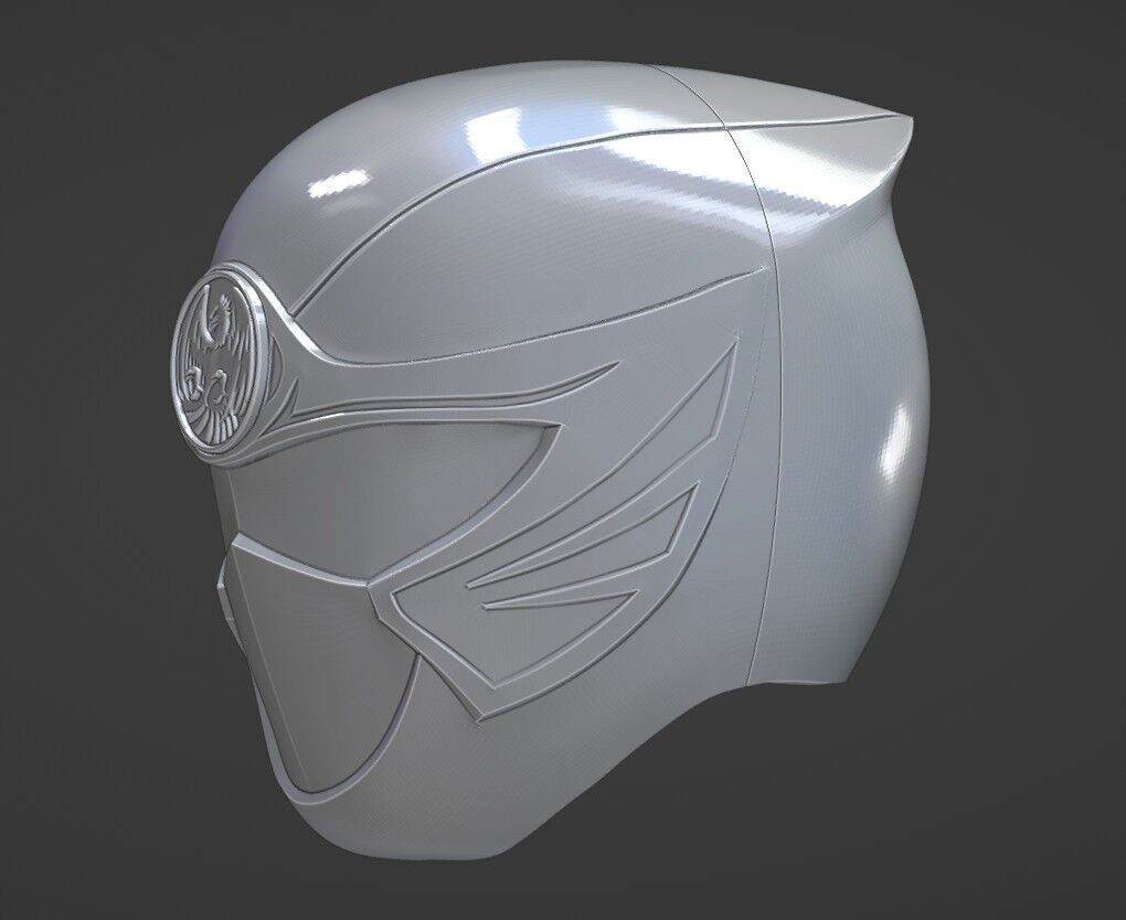 Power Rangers Ninja Storm Red Ranger HurricaneRed Helmet 3D print model_8