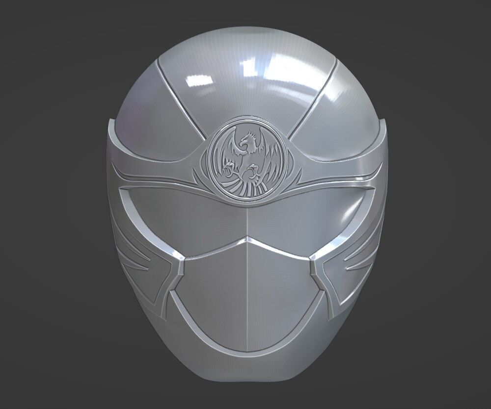 Power Rangers Ninja Storm Red Ranger HurricaneRed Helmet 3D print model_7