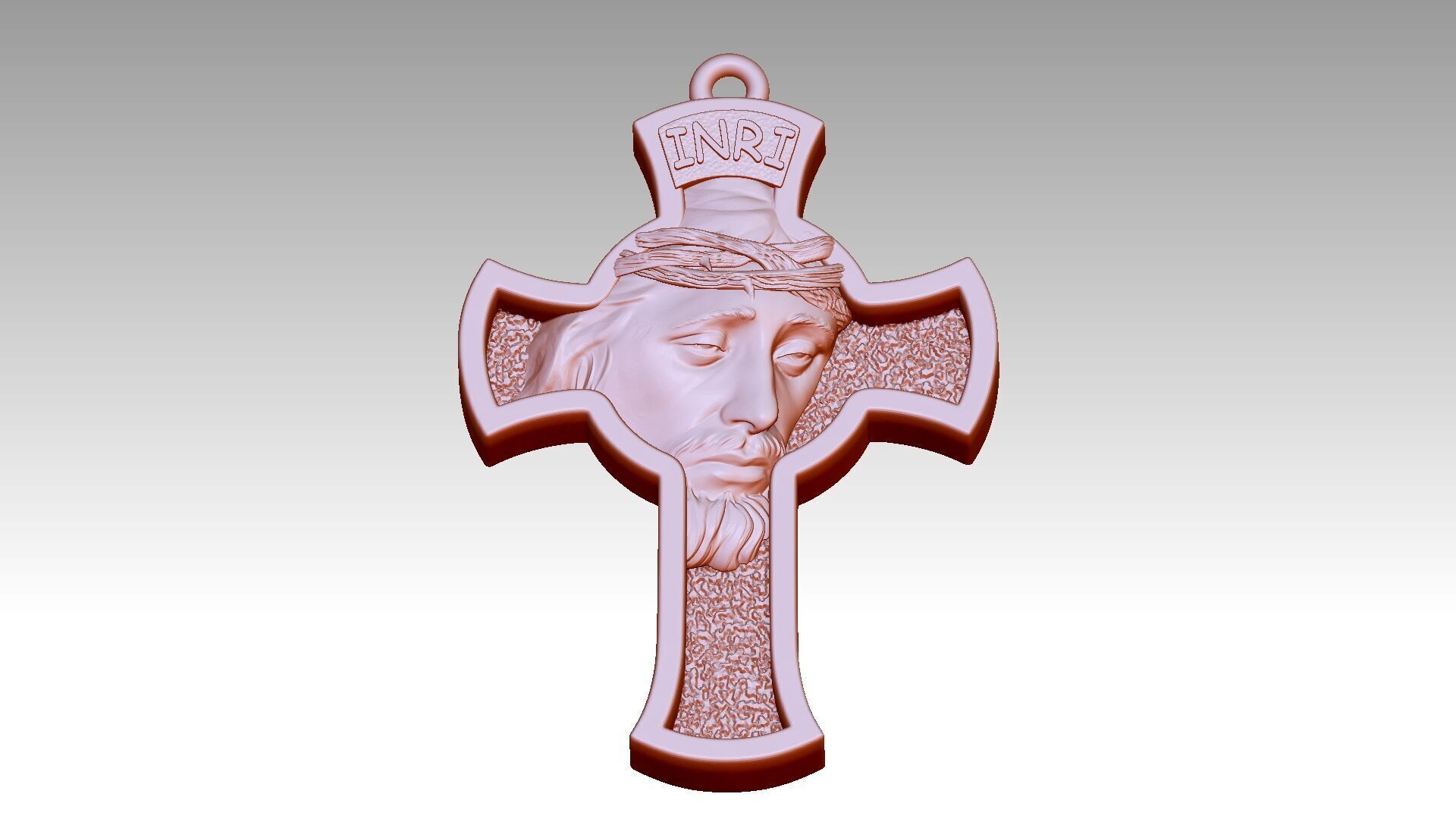 Jesus Cross Reliefs  3D print model_5