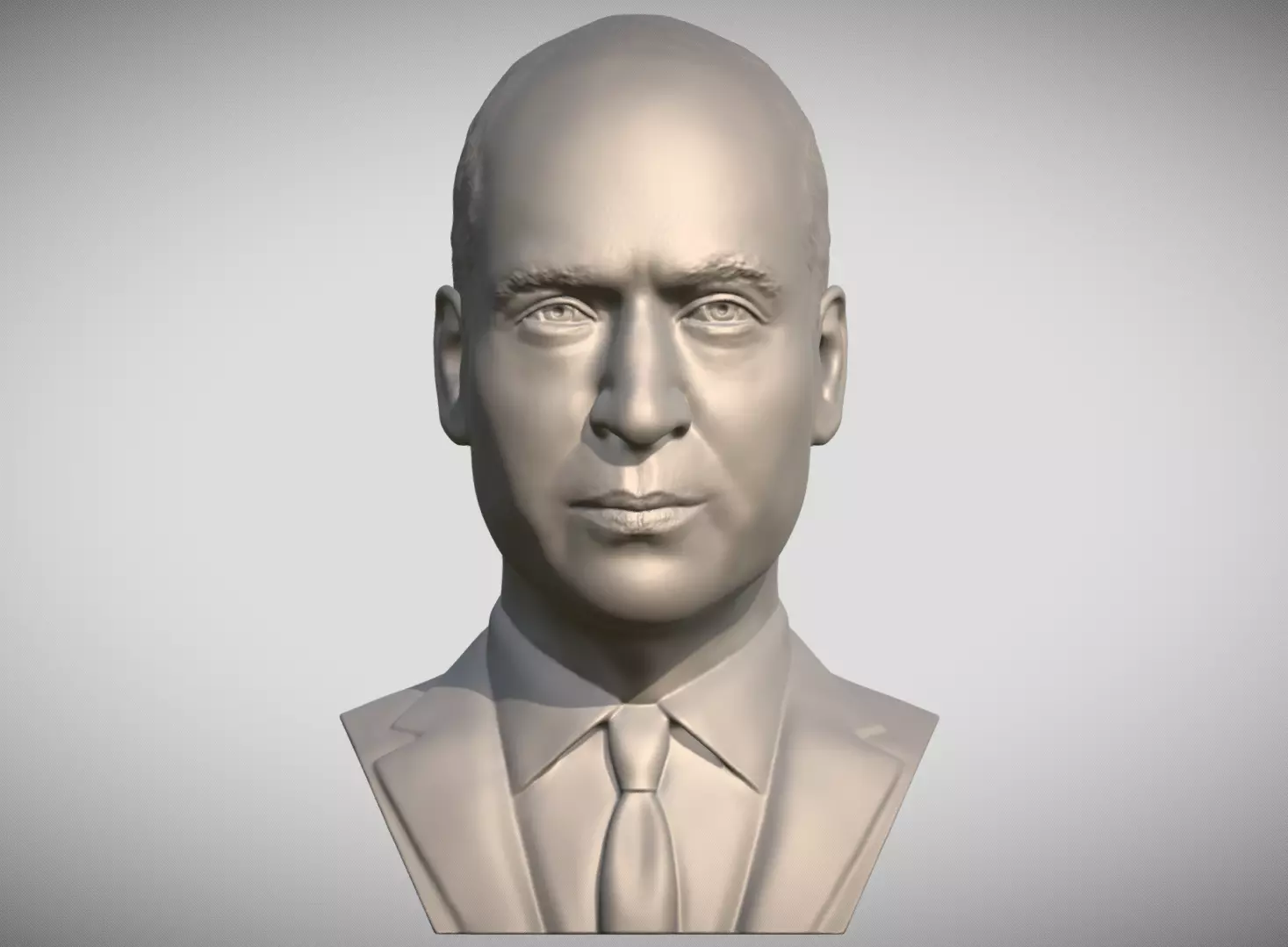 Prince William bust 3D print model_0