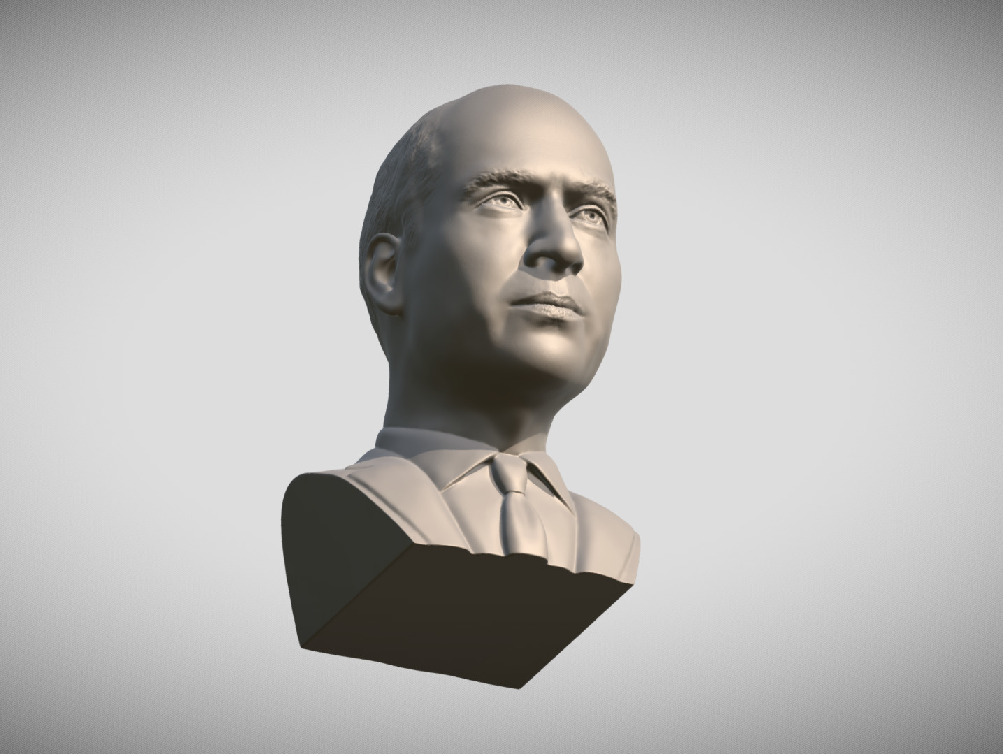 Prince William bust 3D print model_14