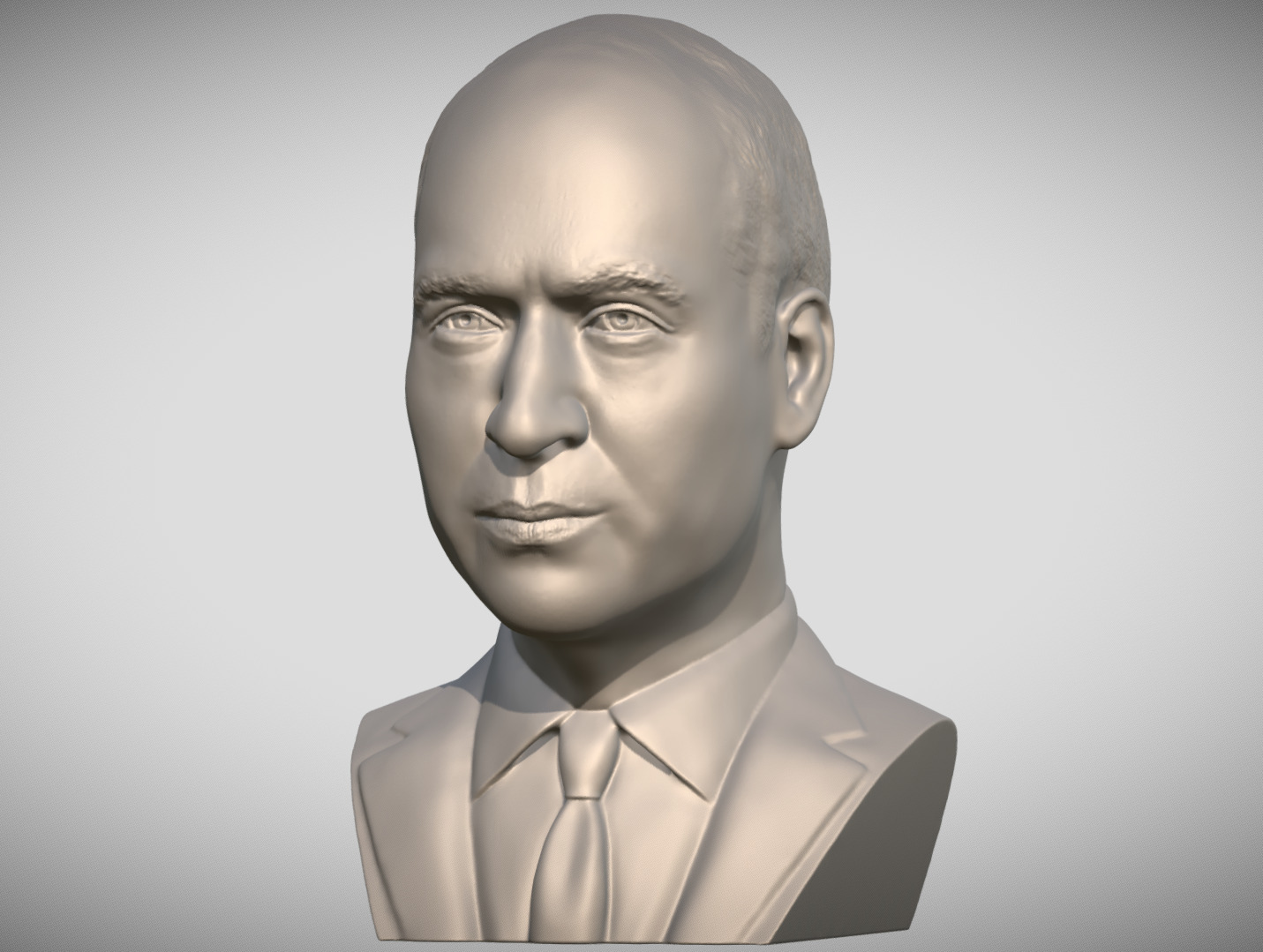 Prince William bust 3D print model_1