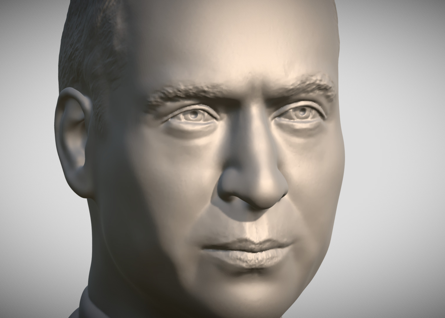 Prince William bust 3D print model_16