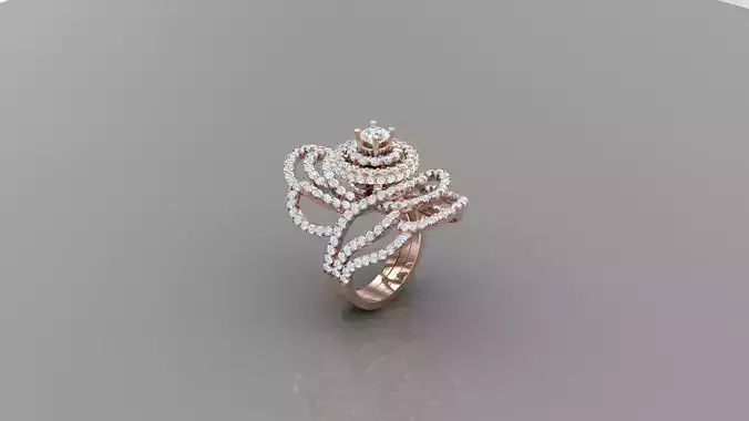 Women Ring 3DM STL Ready Print R43