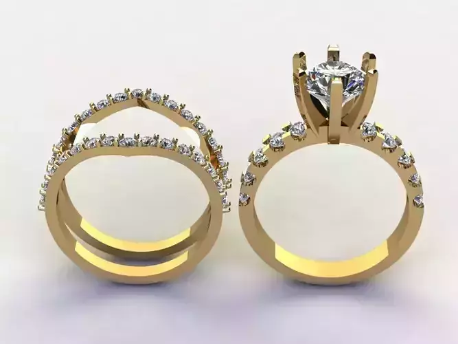 Women Ring 3DM STL Ready Print R28