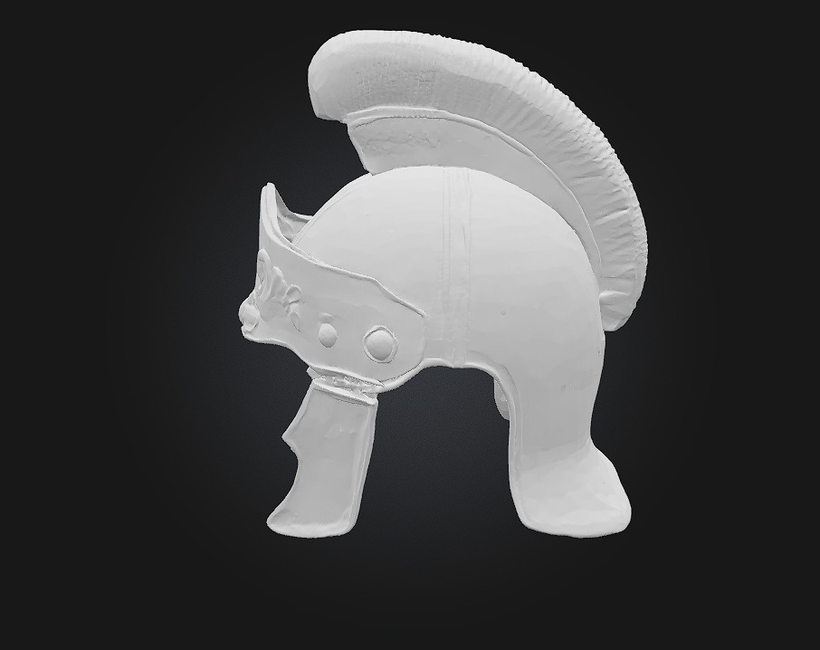 Roman Centurion Helmet Commanding Authority of the Ancient 3D model_7