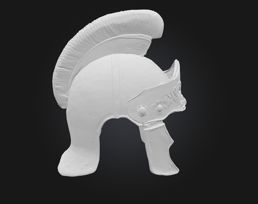 Roman Centurion Helmet Commanding Authority of the Ancient 3D model_8