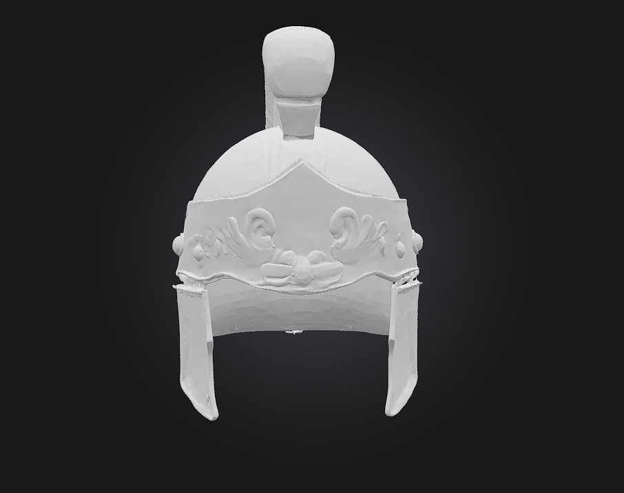 Roman Centurion Helmet Commanding Authority of the Ancient 3D model_6