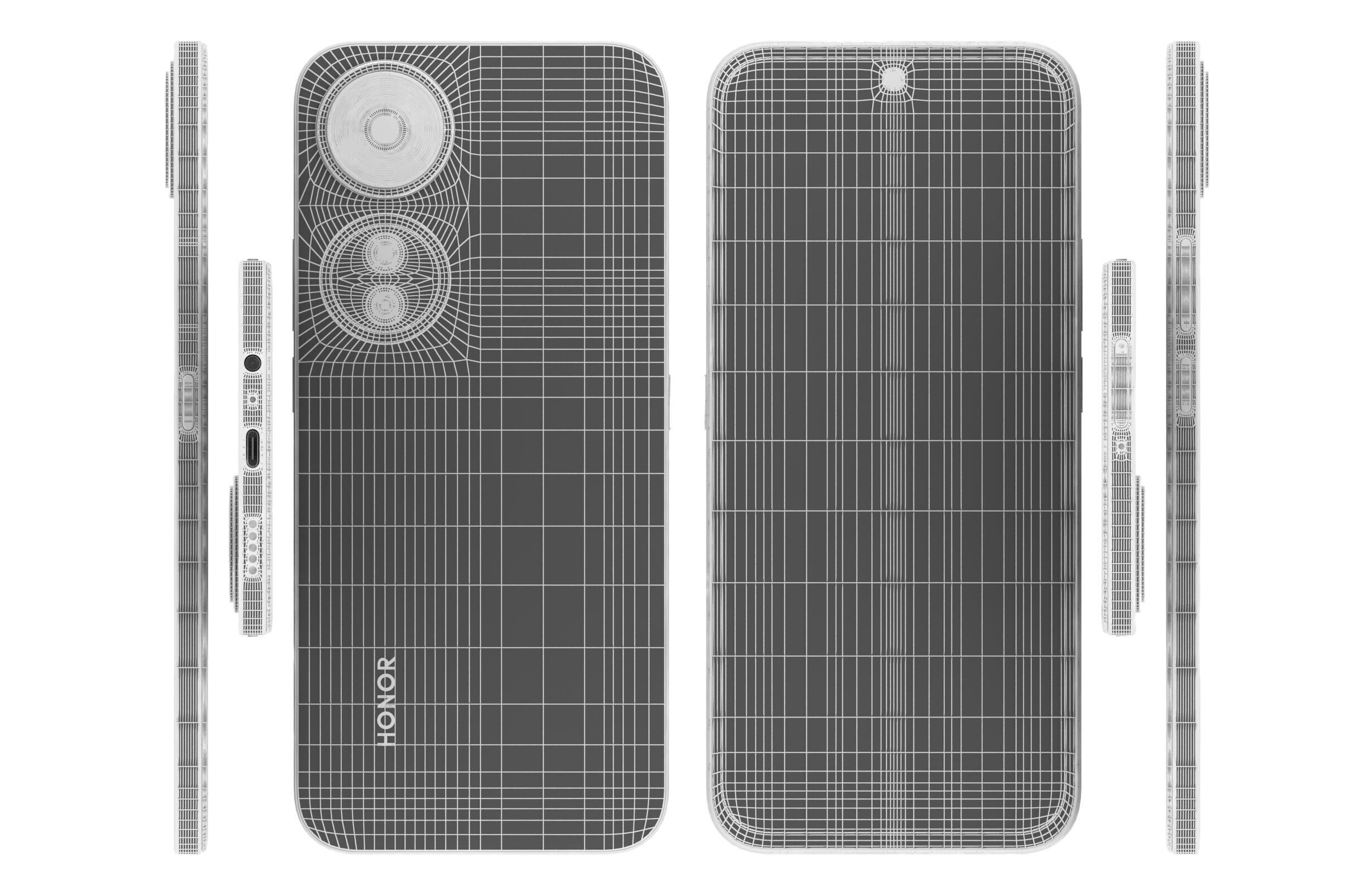 Honor Play 60m All Colors 3D model_17