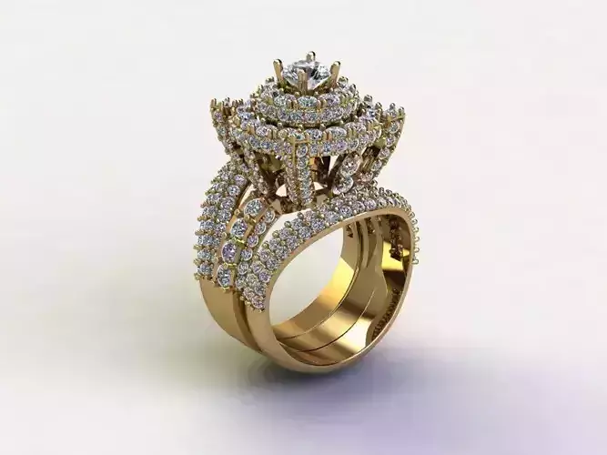 Women Ring 3DM STL Ready Print R12