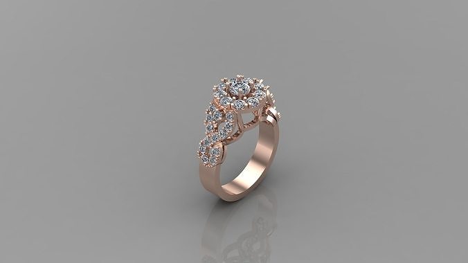 Women Ring 3DM STL Ready Print R10 3D print model