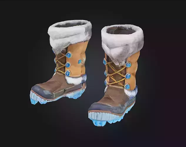 Frostbound Boots  Cold-Bitten Style with Unyielding Grip