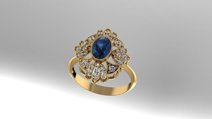 light weight ring 3D print model