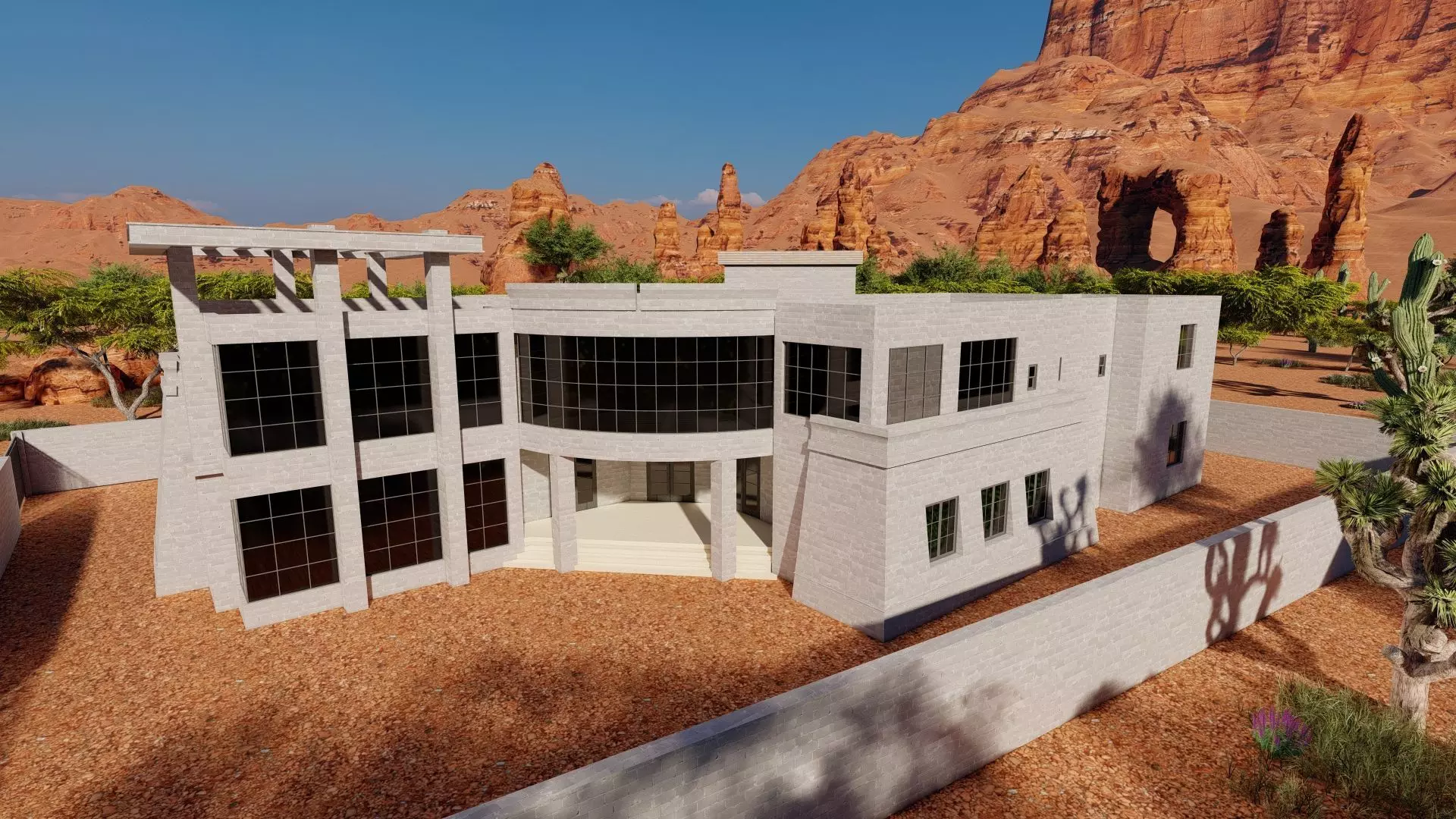 House King-villa-modern house 3D model