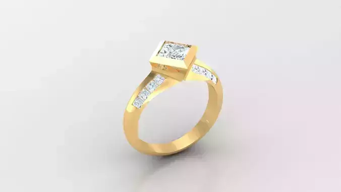 Women Diamond Ring  WM1  75