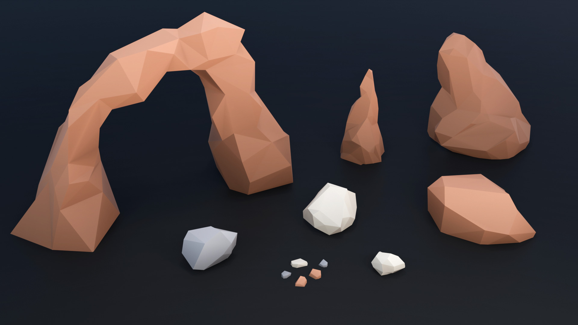 Survival Island - Low Poly 3D Asset Pack Low-poly 3D model_7