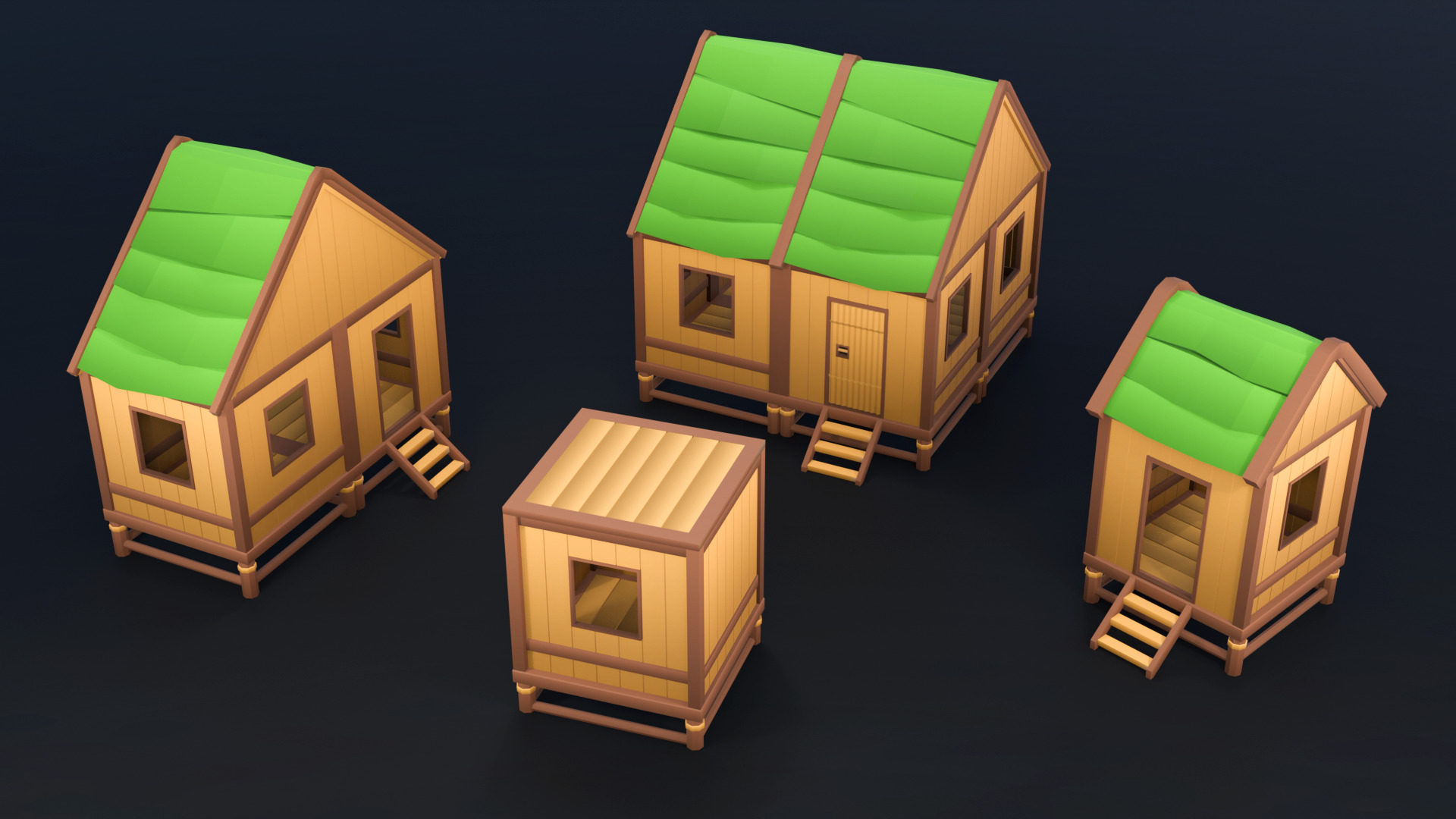 Survival Island - Low Poly 3D Asset Pack Low-poly 3D model_9