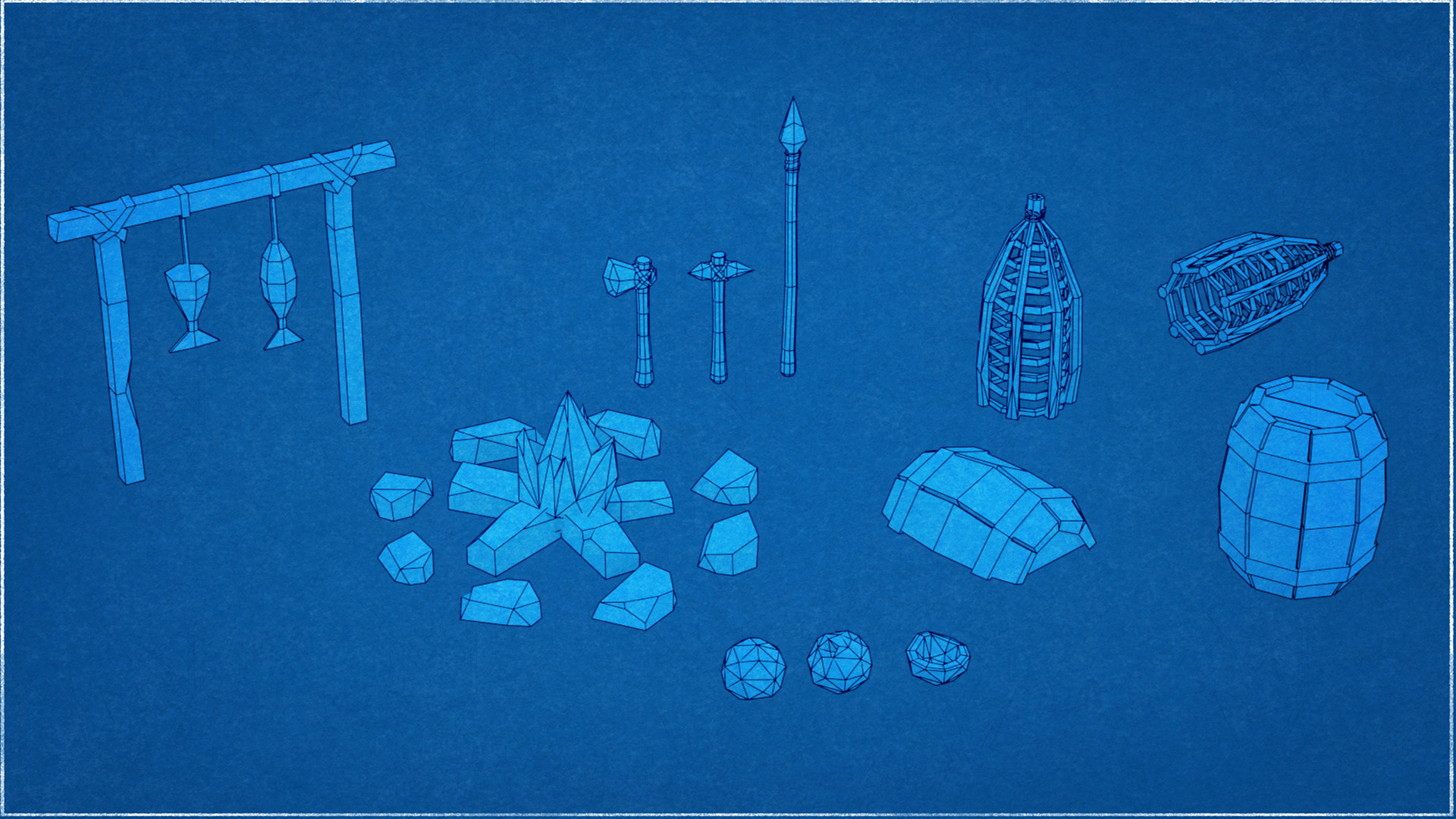 Survival Island - Low Poly 3D Asset Pack Low-poly 3D model_14