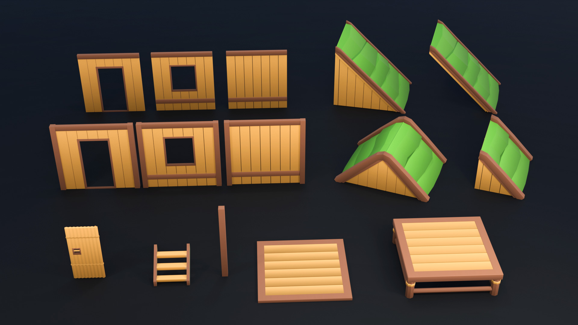 Survival Island - Low Poly 3D Asset Pack Low-poly 3D model_8