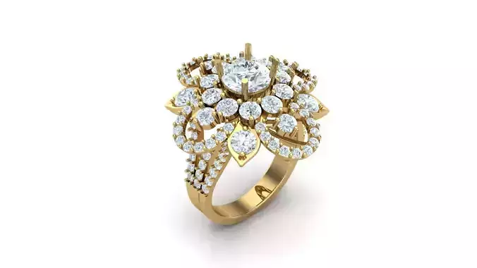 Women Diamond Ring  WM1  56