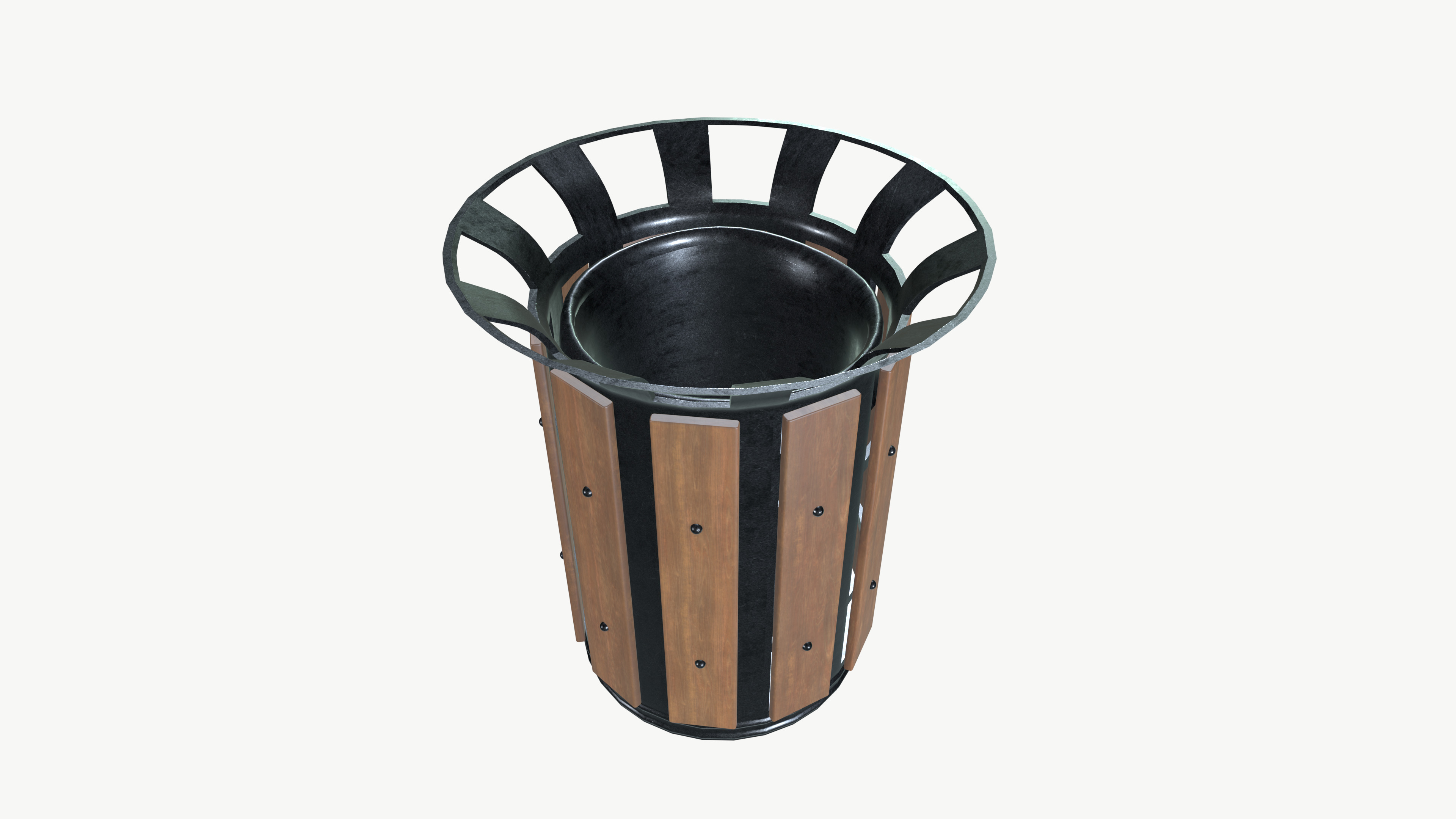 Dustbin 3D model_6