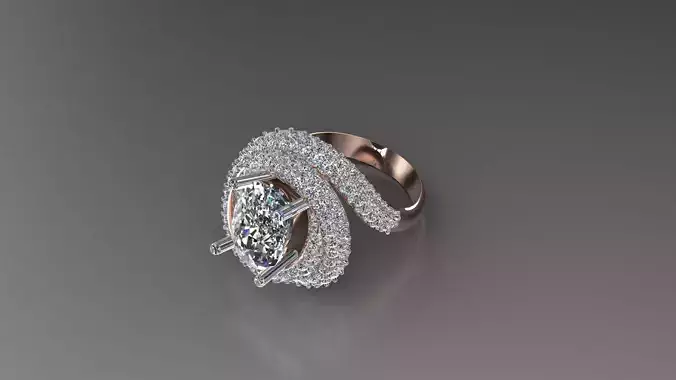 Women Diamond Ring  WM1  18