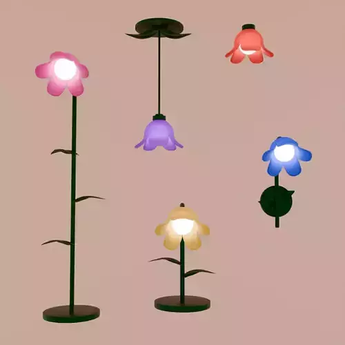 Flower Lamp set
