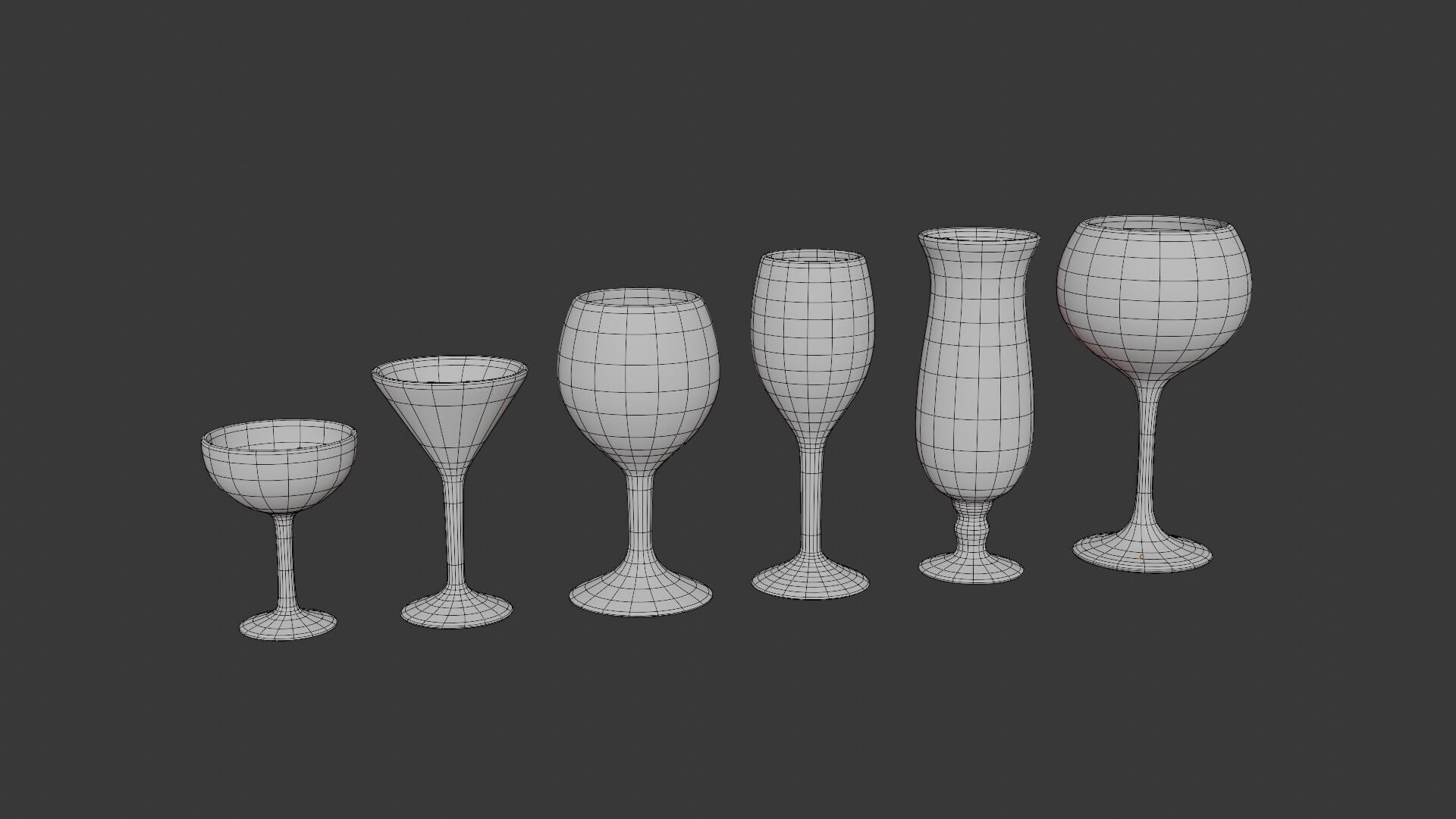 Bar Glass 3D model_1