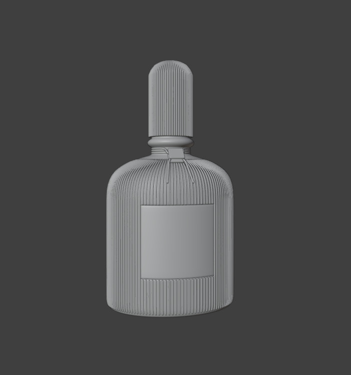Tom Ford Orchid black perfume Free low-poly 3D model_4