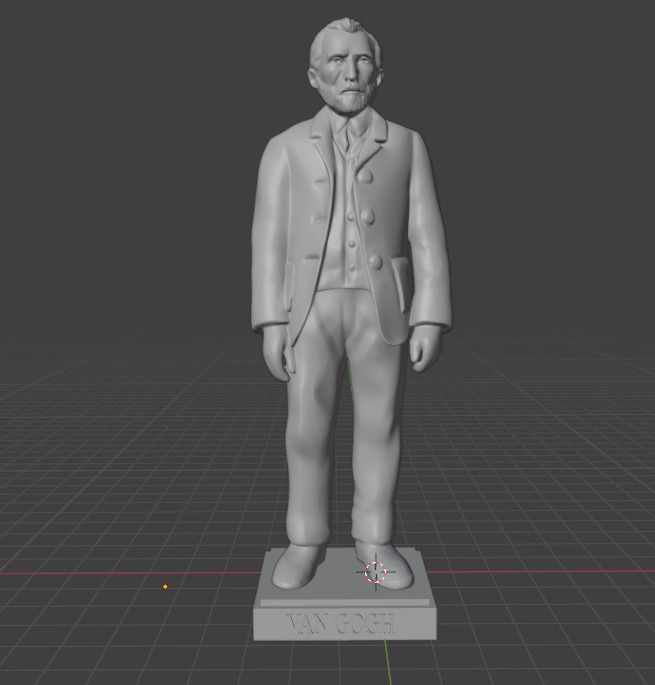 Vincent Van Gogh 3D print model_11