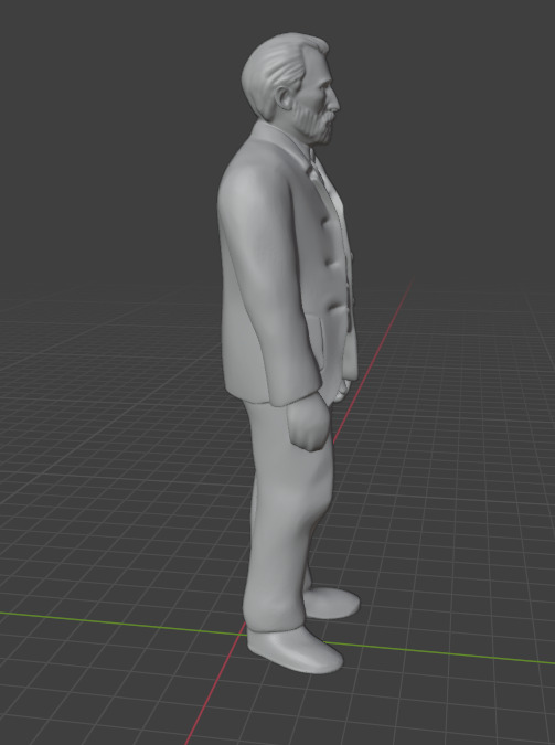 Vincent Van Gogh 3D print model_22