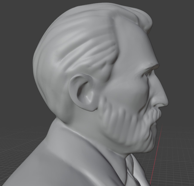 Vincent Van Gogh 3D print model_15