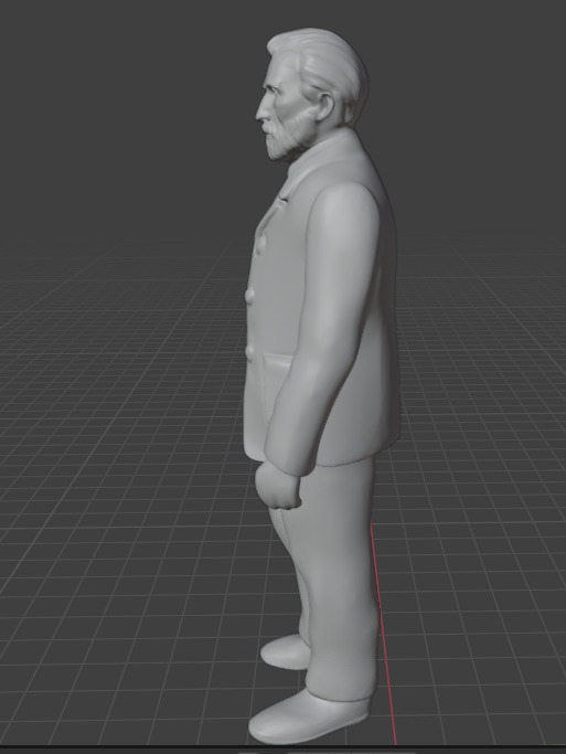 Vincent Van Gogh 3D print model_6