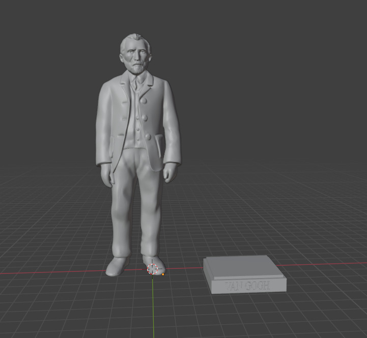 Vincent Van Gogh 3D print model_1