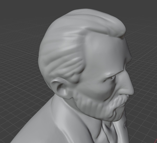 Vincent Van Gogh 3D print model_14