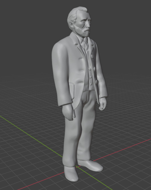 Vincent Van Gogh 3D print model_21